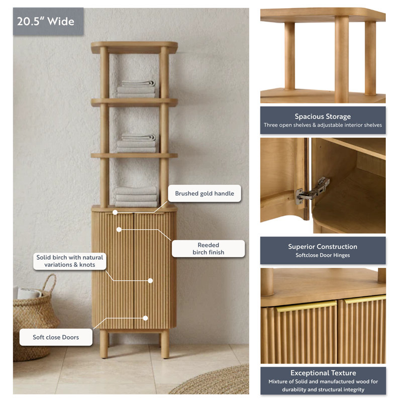 Joss & Main Nova Linen Cabinet & Reviews | Joss & Main
